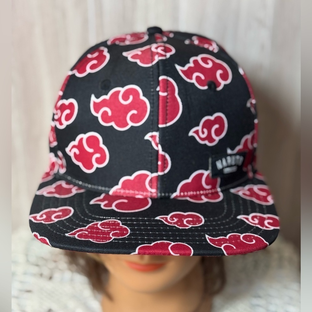 Naruto Shippuden Black and Red Cloud Hat Unisex